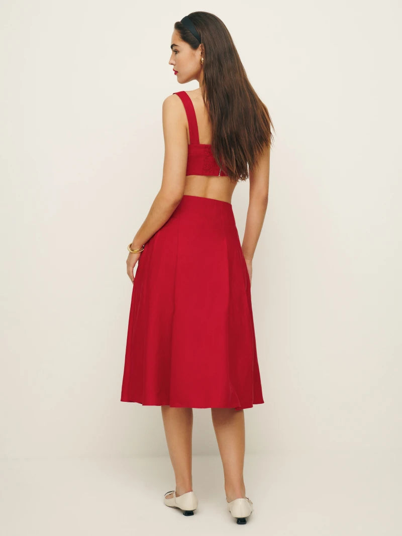 Santana Linen Two Piece