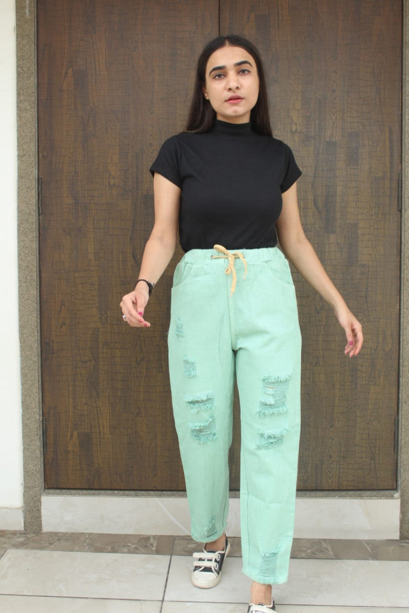 Funky Mom Fit Pista Color Jeans