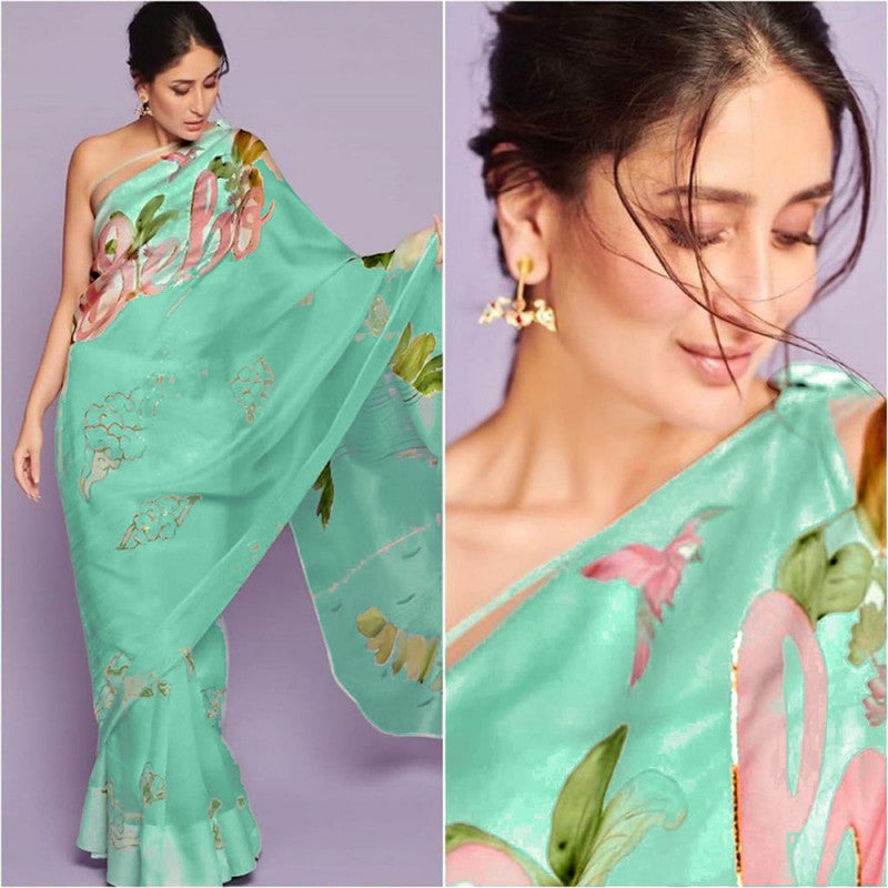 Opulent Bebo Printed Saree