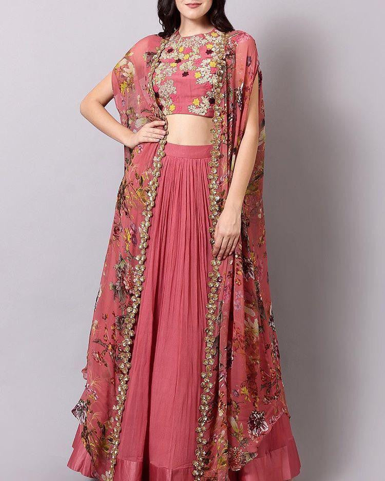 Jazzy Excellent Gajari Color Lehenga Choli