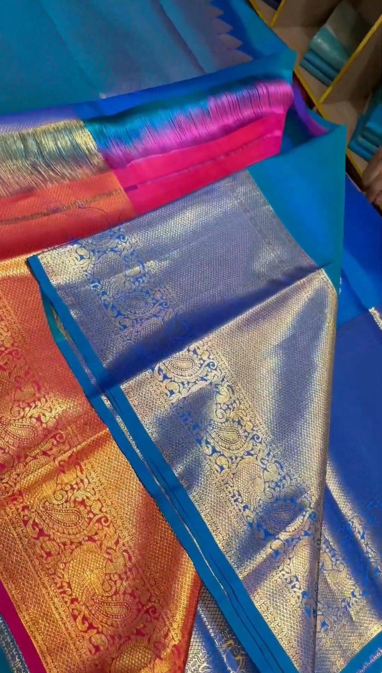 Beautiful Sky Blue Silk Sarees