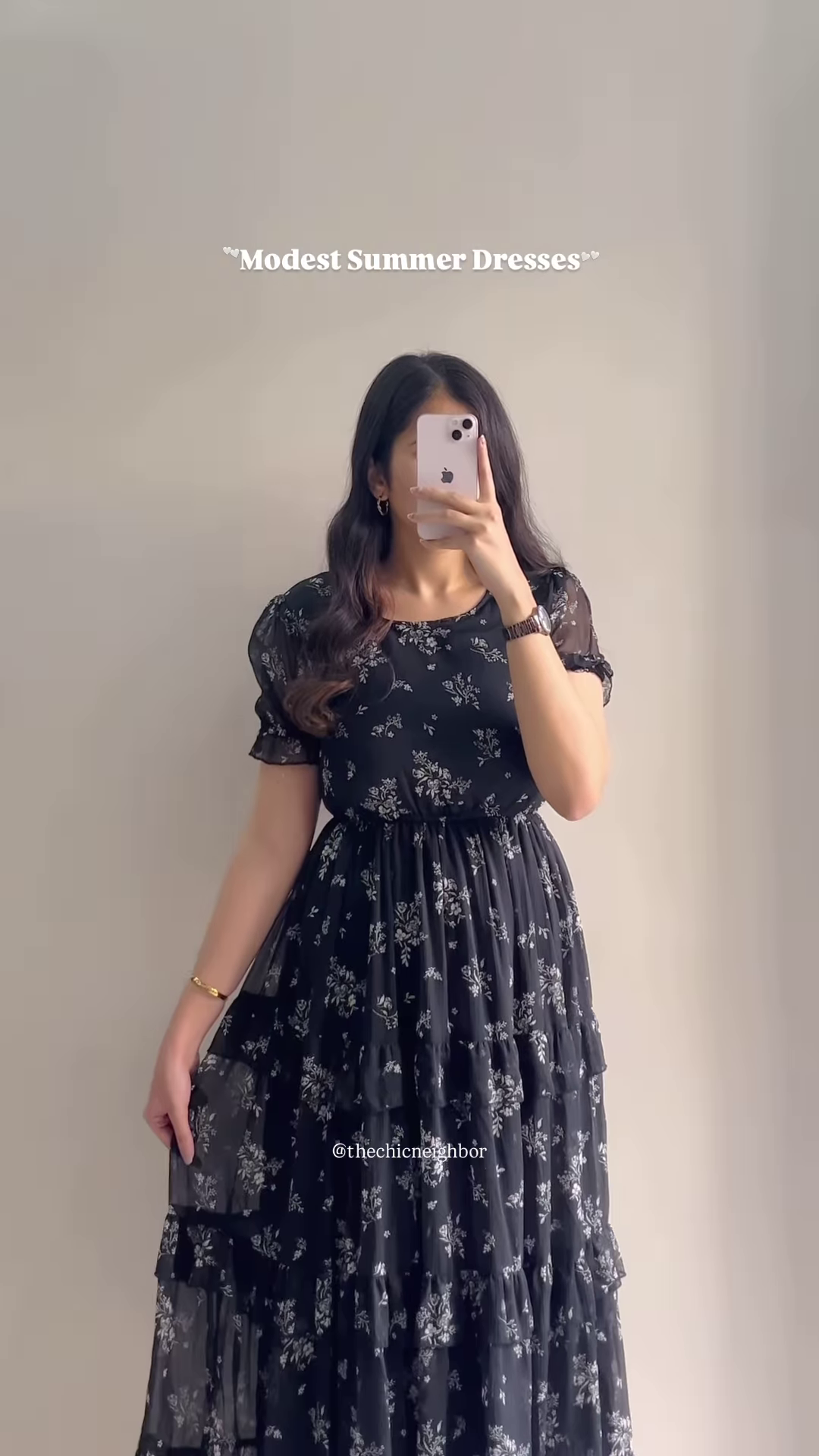 Women’s White Short-Sleeve Dress with Red & Blue Floral Prints - Image 5