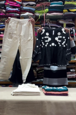 Embroidered Peplum Co‑ord Set – Effortless Ethnic Chic with All‑Day Comfort ✨�